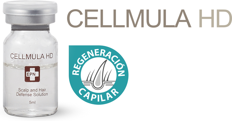 Productos CELLMULA HD para regeneración capilar